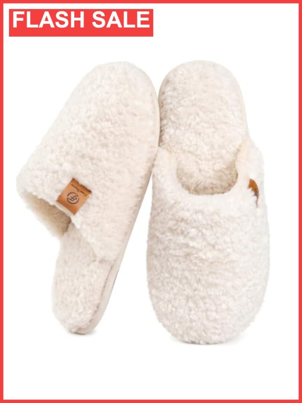 Fuzzy Memory Foam Slippers Cozy Non-Slip House Shoes